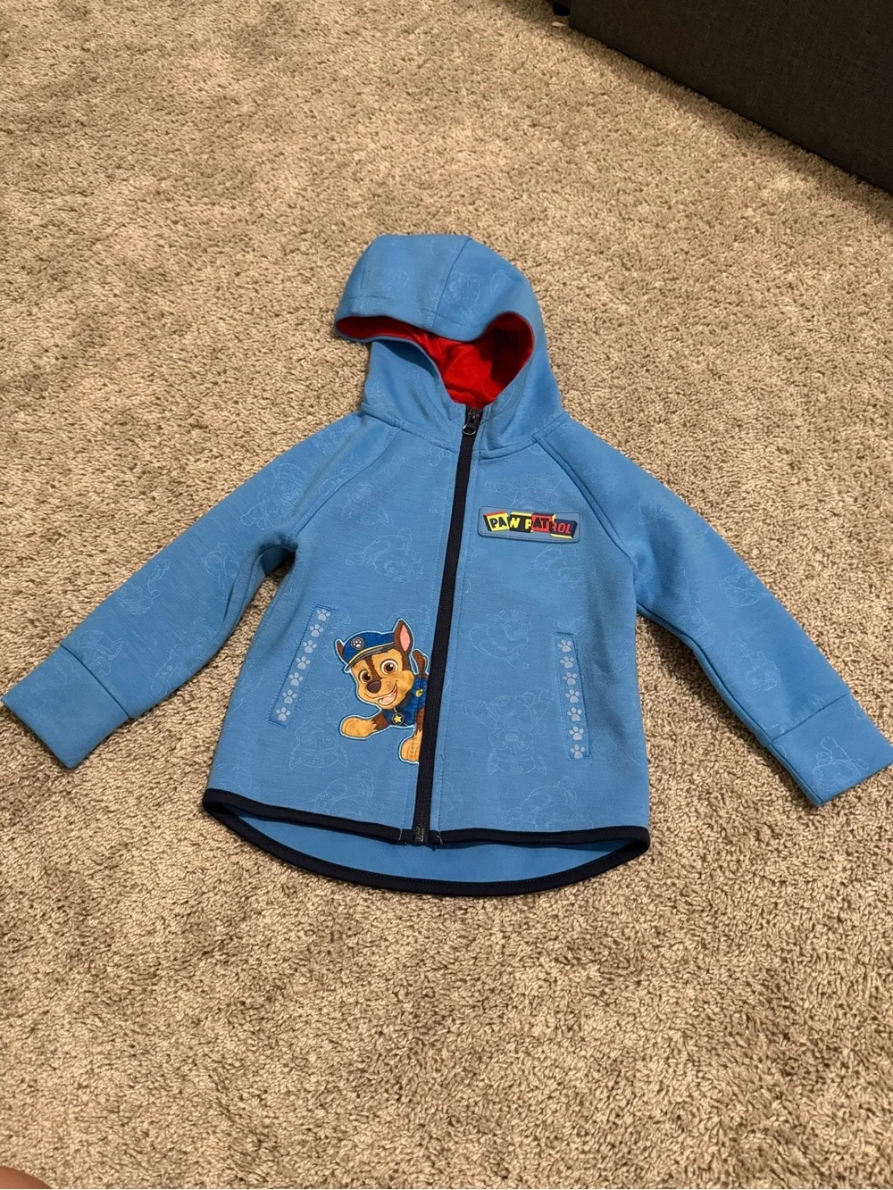 Paw Patrol 3-Piece Toddler Outfit - Blue Hoodie, Gray Tee, Navy Pants